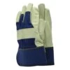 Original Washable Leather Rigger Gloves Blue
