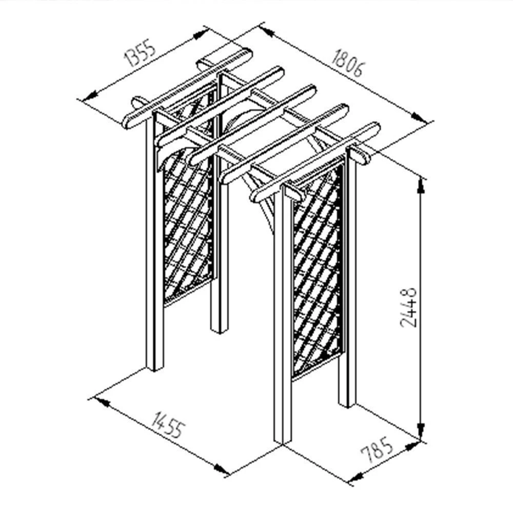 Ultima Pergola Arch 4 Ultima Pergola Arch - Image 2