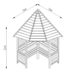 Venetian Corner Arbour -Happy Gardenly 00293748 CARB 17