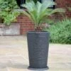 Varese Med Planter - Dark Brown 35cm -Happy Gardenly 10056287 Varese Medium Dark Brown