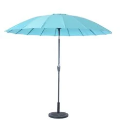 Shanghai Parasol - 2.7m - Aqua -Happy Gardenly 10117572 Aqua Shanghai Parasol 3