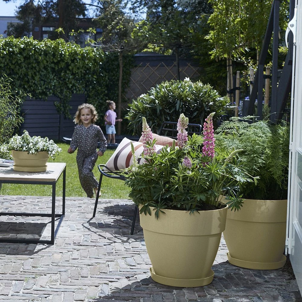 Elho Vibia Campana Round - Sage Green 47cm 5 Elho Vibia Campana Round - Sage Green 47cm - Image 3