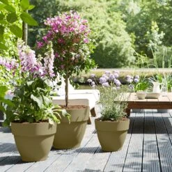 Elho Vibia Campana Round - Sage Green 47cm