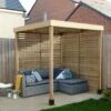 Direct - Modular Pergola With 2 Sides Set -Happy Gardenly 10236418 MOPERG2PPK