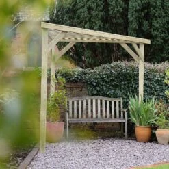 Direct - Slatted Corner Pergola -Happy Gardenly 10236422 SCP90 3