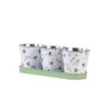 Bee Print 3 Pots On A Tray 1 Bee Print 3 Pots On A Tray -Happy Gardenly 1024582420 20BEE035 02