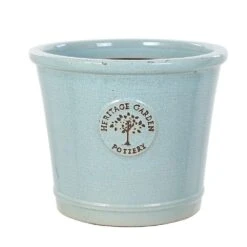 Heritage Crackle Glazed Conical Pot - Green 32cm 7 Heritage Crackle Glazed Conical Pot - Green 32cm -Happy Gardenly 10252723 EDWCRACK24 LB 2