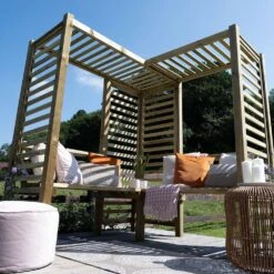 Firenze Corner Arbour 11 Firenze Corner Arbour -Happy Gardenly 10259550 FIRENZECA 15