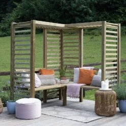 Firenze Corner Arbour 12 Firenze Corner Arbour -Happy Gardenly 10259550 FIRENZECA 4