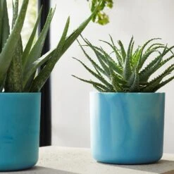 Elho - Ocean Collection - Atlantic Blue - Round 22cm 11 Elho - Ocean Collection - Atlantic Blue - Round 22cm -Happy Gardenly 10273861 10273863 10273865 10273867 the ocean collection blue.i1.jpg 2