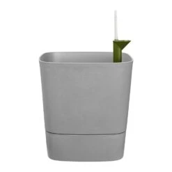 Elho Greensense Aqua Care Planter - Light Concrete 38cm -Happy Gardenly 1027643620 201027643920 20Greensense20Aqua20Care20square20concrete201