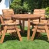Charles Taylor - Four Seater Circular Set - Garden Furniture 1 Charles Taylor - Four Seater Circular Set - Garden Furniture -Happy Gardenly 10283670 HB09