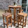 Charles Taylor - Alfresco Bar Set Four Seater - Garden Furniture -Happy Gardenly 10283908 HB224 web