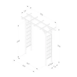 Direct - Classic Flat Top Arch -Happy Gardenly 1028826520 20CLAFTA 6