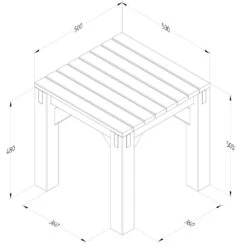 Forest Direct - Forest Modular Corner Bench And Trellis Garden Seating Set - Garden Furniture -Happy Gardenly 1028860420 20MODSEAT3 13