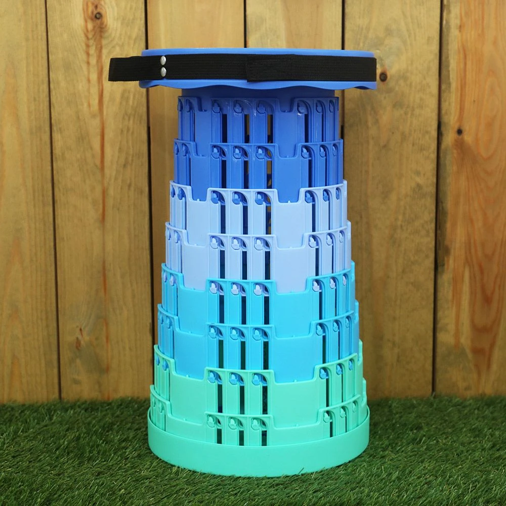 Blue & Green Telescopic Stool 3 Blue & Green Telescopic Stool